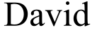 David字体预览图