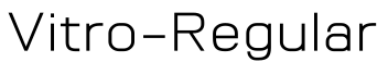 Vitro-Regular预览字体图片