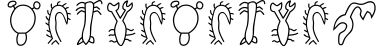RongoRongoC字体预览图