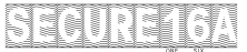 Secure16a字体预览图