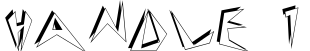 Handle 1字体预览图