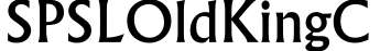 SPSLOldKingC预览字体图片