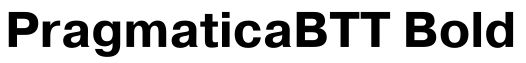 PragmaticaBTT Bold预览图片