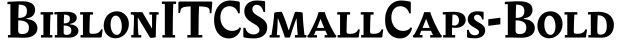 BiblonITCSmallCaps-Bold预览图片