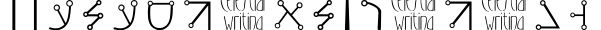 CelestialWriting字体预览图