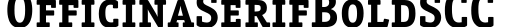 OfficinaSerifBoldSCC字体预览图