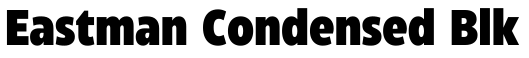 Eastman Condensed Blk字体预览