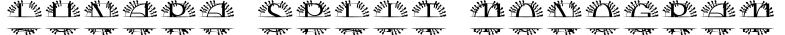 Lunara Split Monogram字体预览图