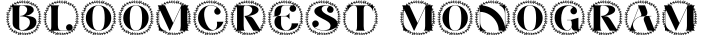 Bloomcrest Monogram字体预览图