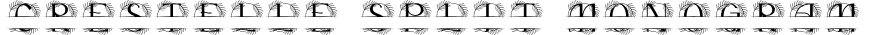 Crestelle Split Monogram字体预览图