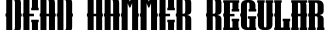 DEAD HAMMER Regular字体预览图
