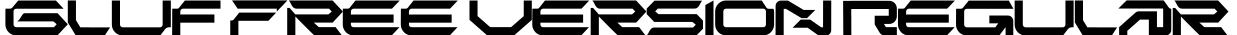 Gluf Free Version Regular字体预览图