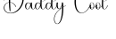 Daddy Cool字体预览图