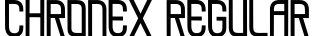 Chronex Regular字体预览图