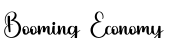 Booming Economy字体预览图