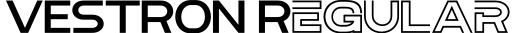 VESTRON Regular字体预览图