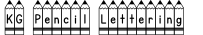 KG Pencil Lettering字体预览图