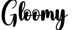 Gloomy字体预览