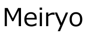Meiryo预览字体图片