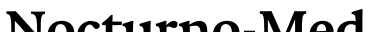 Nocturno-Med字体预览图