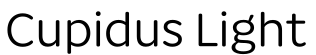 Cupidus Light字体预览图