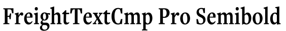 FreightTextCmp Pro Semibold字体预览图