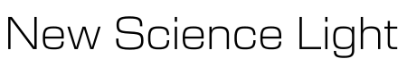 New Science Light字体预览