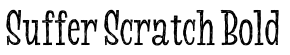 Suffer Scratch Bold字体预览图