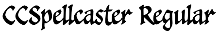 CCSpellcaster Regular字体预览图