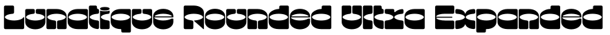 Lunatique Rounded Ultra Expanded字体预览