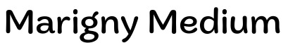 Marigny Medium字体预览图