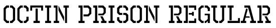 Octin Prison Regular字体预览图