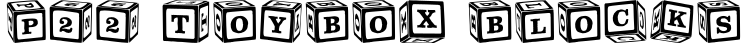 P22 ToyBox Blocks字体预览图