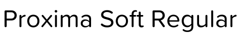 Proxima Soft Regular字体预览图