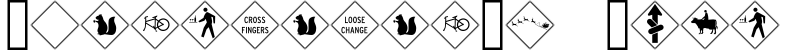 InterstatePi Four字体预览图