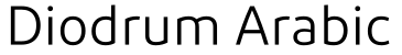 Diodrum Arabic字体预览