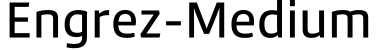 Engrez-Medium字体预览