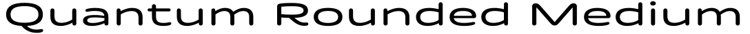Quantum Rounded Medium字体效果图