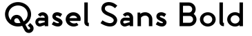 Qasel Sans Bold字体效果图