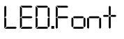 LED.Font字体效果图