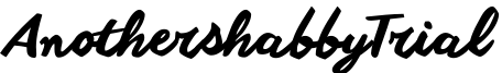 AnothershabbyTrial字体效果图