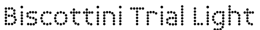 Biscottini Trial Light字体效果图
