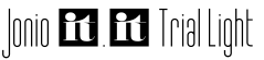 Jonio 0.5 Trial Light字体效果图