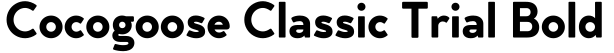 Cocogoose Classic Trial Bold字体效果图