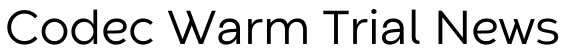 Codec Warm Trial News字体效果图