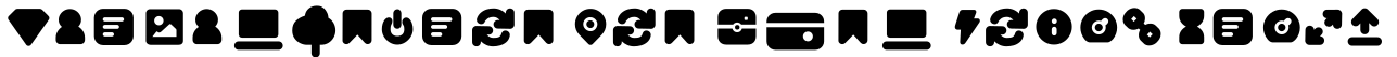 Duepuntozero Pro Icon Trial Heavy字体效果图
