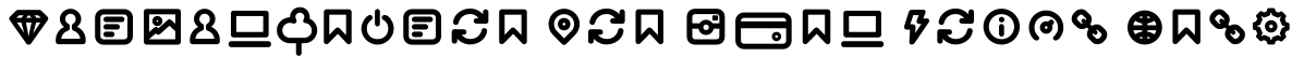 Duepuntozero Pro Icon Trial Bold字体效果图
