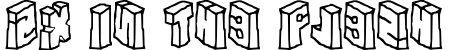 ZX In The Flesh预览字体图片